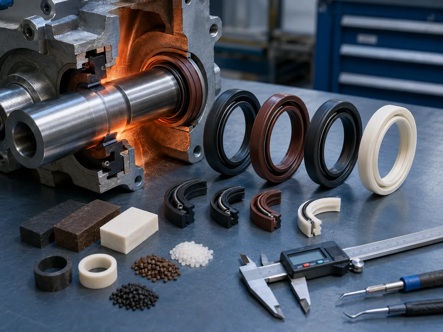 Best Oil Seal Materials for High-Temperature Applications: FKM, ACM, PTFE, and Silicone