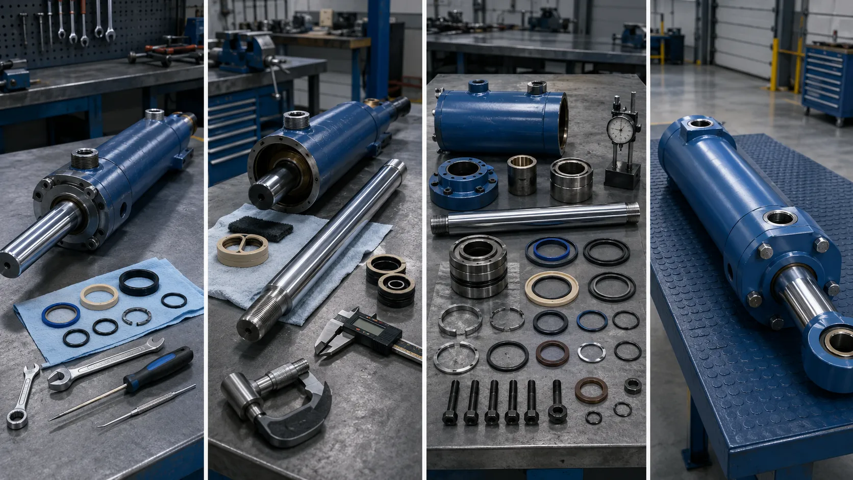 Hydraulic Cylinder Reseal Repair Rebuild and Replacement Levels Comparison of hydraulic cylinder reseal repair rebuild and replacement options